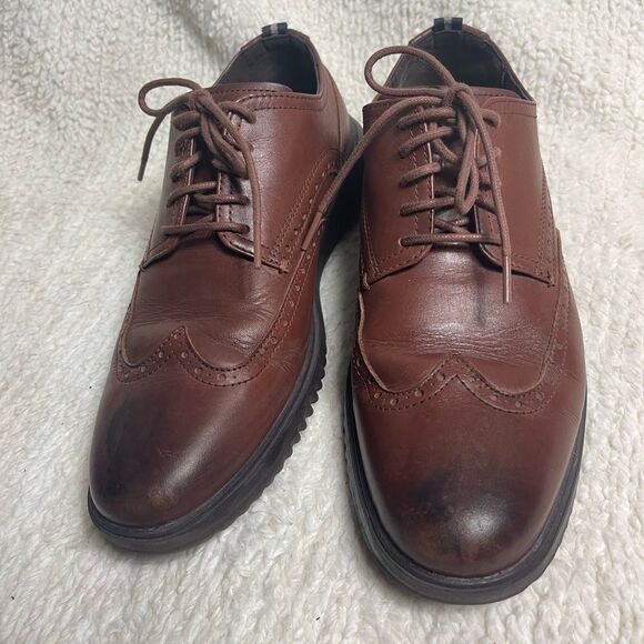 Cole Haan Men\'s Brown Leather Oxfords main image 8